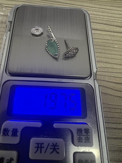 BSL-JCO01534客版莲藕水滴贝母组合耳钉
