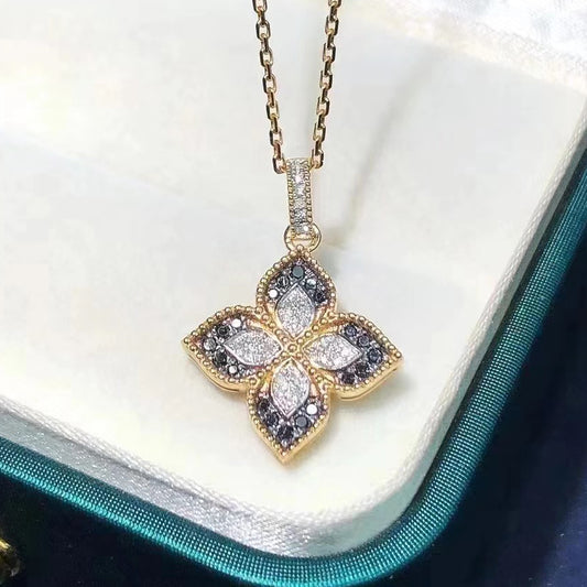 LBT-971974 19MM珠珠边 四叶草吊坠