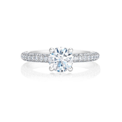DBES-J1DD70BP Crossed Four-Prong 1.5ct Single Head Ring