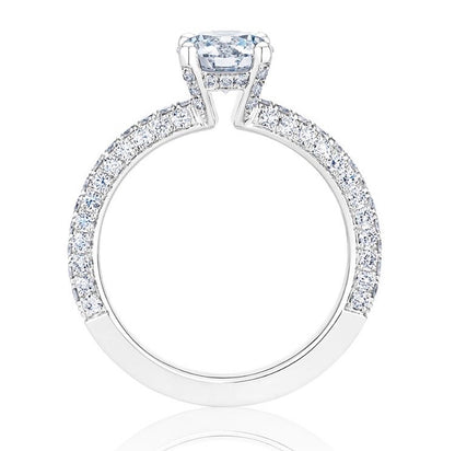 DBES-J1DD70BP Crossed Four-Prong 1.5ct Single Head Ring