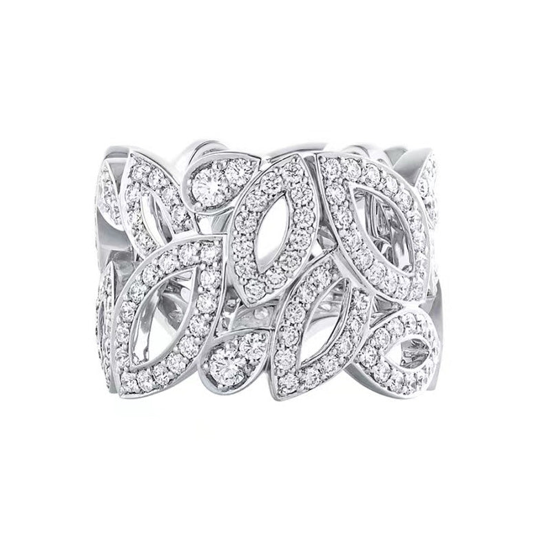 HW-83831 horse eye water drop ring