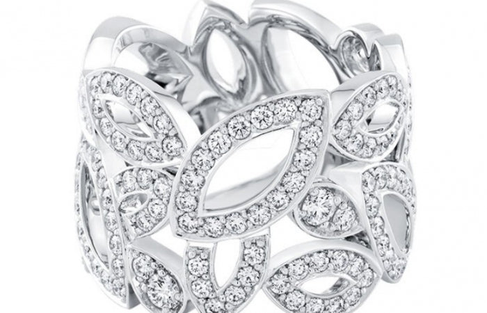 HW-83831 horse eye water drop ring