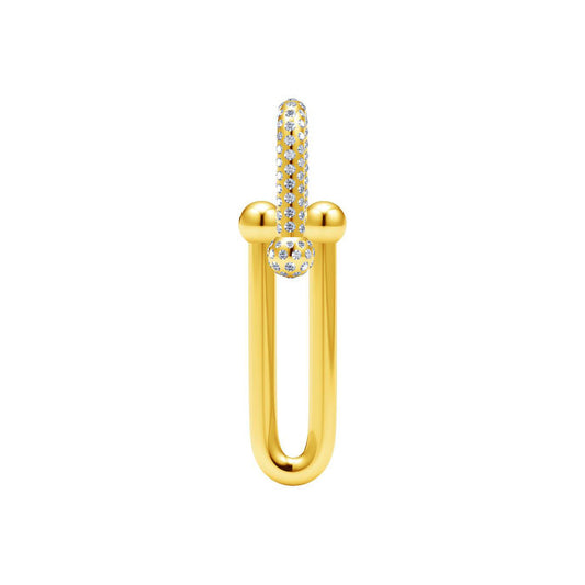 TIF-6133442 U-shaped pendant 35MMT round wave ball chain buckle light gold pendant