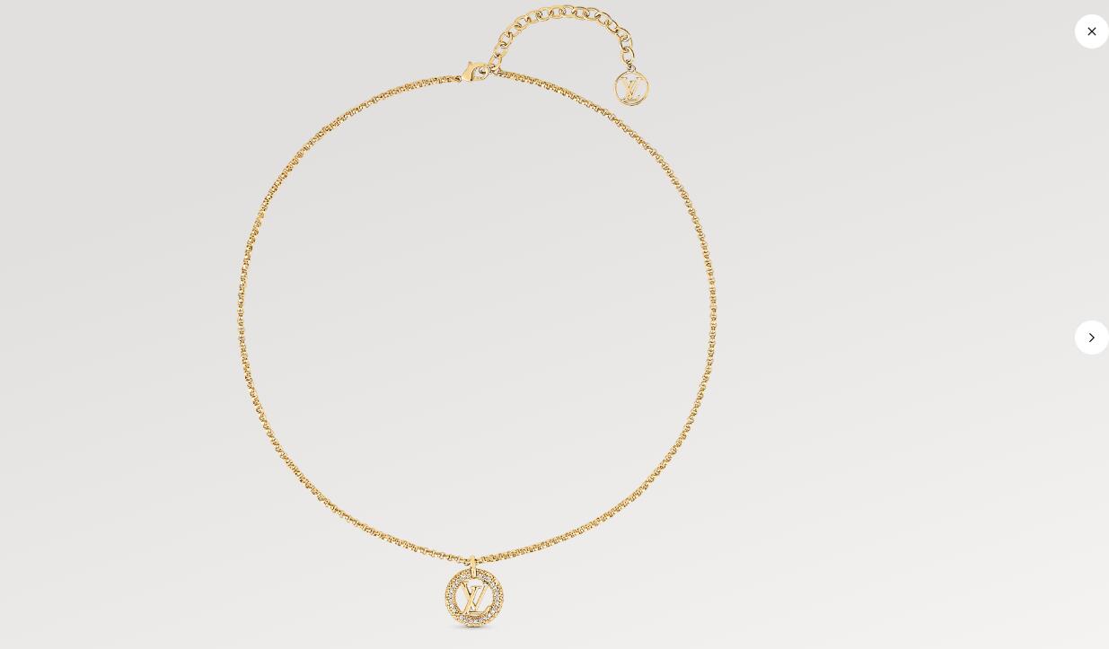 LV-M00759 full diamond LVLOGO round pendant