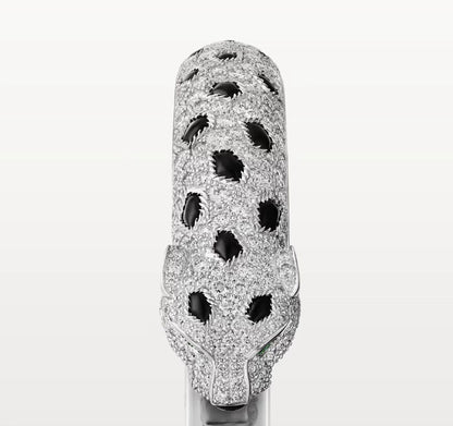 KDY-N6717517 round hole full diamond agate leopard straight bracelet