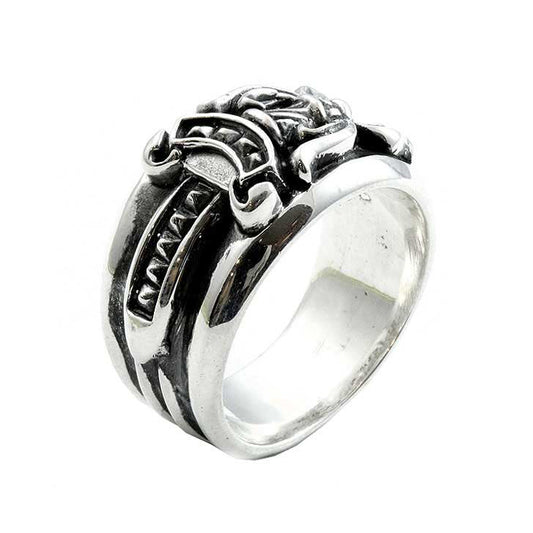 KLX-JZ813840 guest version light gold holy sword ring 24#