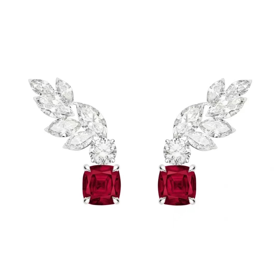 BJ-G38R5200 Horse Eyes with Wings Angel Earrings and Studs