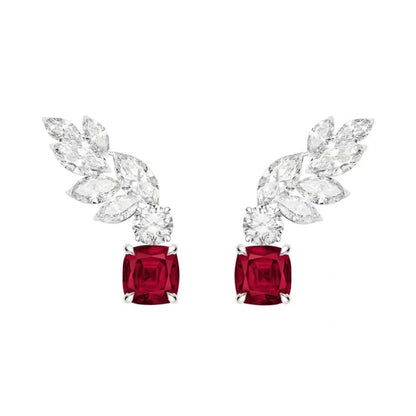 BJ-G38R5200 Horse Eyes with Wings Angel Earrings and Studs