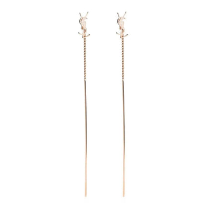 YSL-618031Y字母耳钉ysl耳环