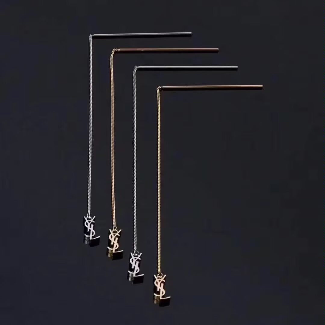 YSL-262918字母耳钉ysl耳环