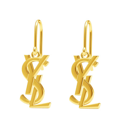 YSL-685116光金字母YSL耳钩