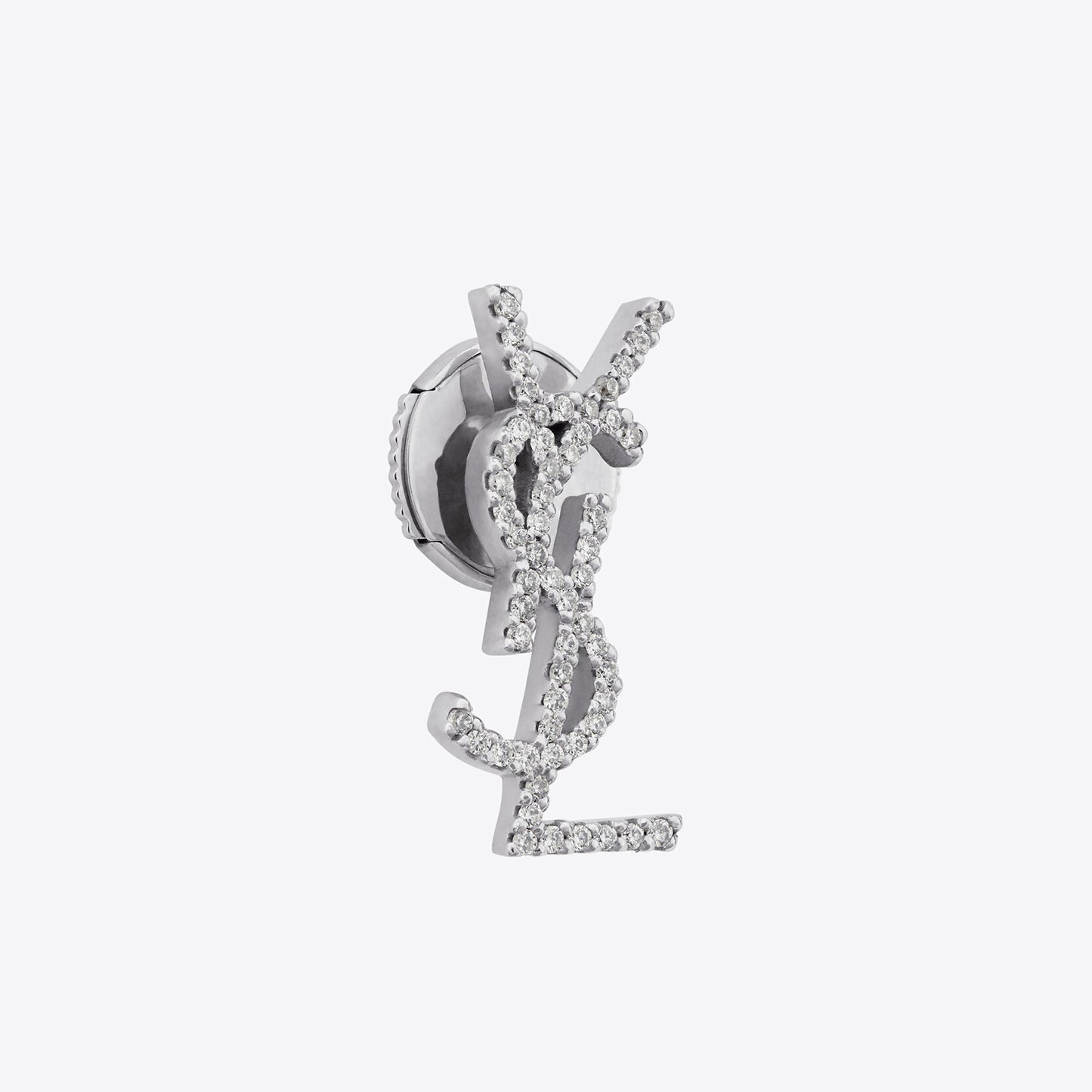 YSL-761535Y满钻字母YSL耳环