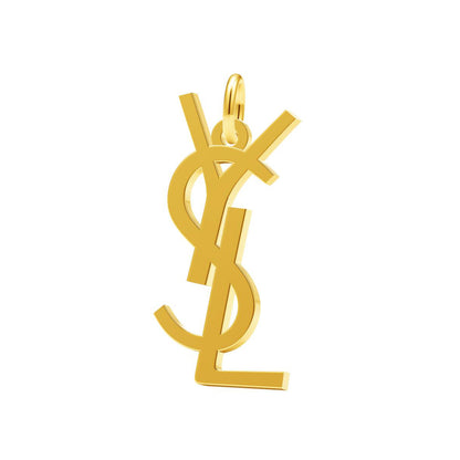 YSL-968289光金字母YSL吊坠19.6mm