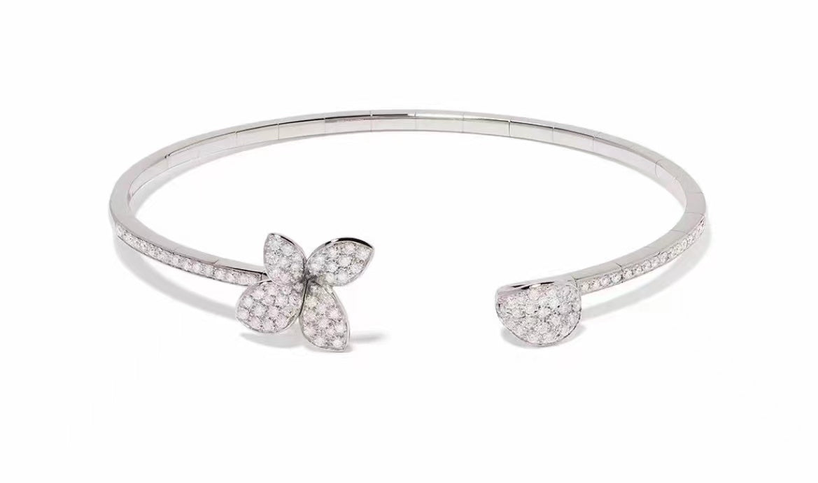 PB-15426BX small flower open bracelet 17#