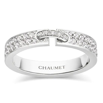 SM-081760 4.8 wide inclined rod dense diamond straight ring