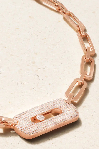 MSK-56215 large diamond activity necklace