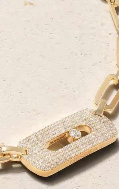MSK-56215 large diamond activity necklace