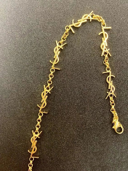 YSL-757664光金字母手链