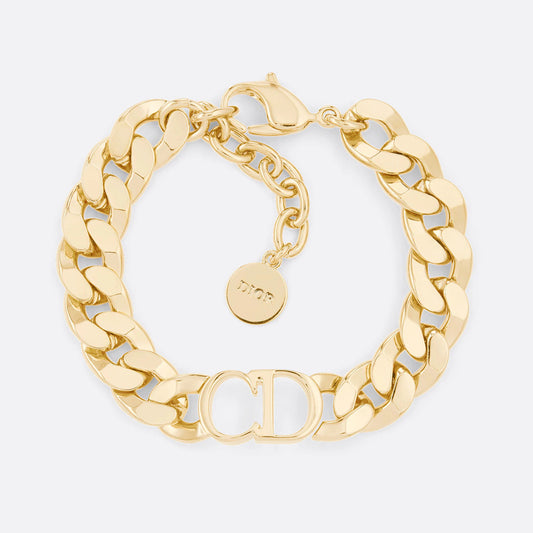 DA-B0642DSEMT字母CD粗光金手链