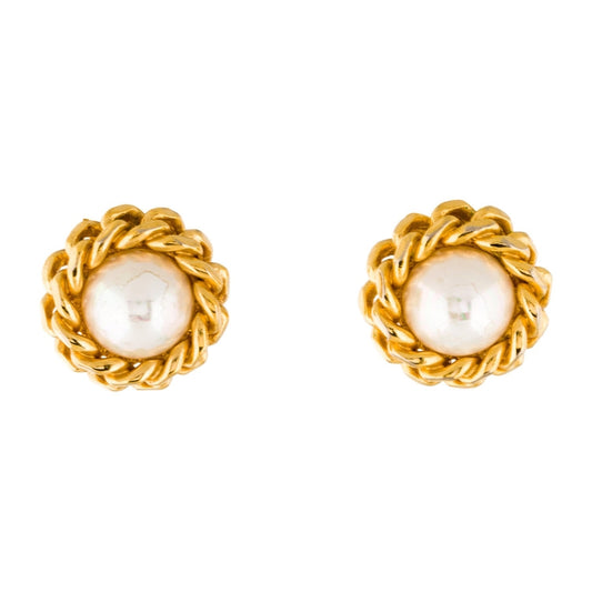 DA-E9764CNMT horseback bead chain earrings