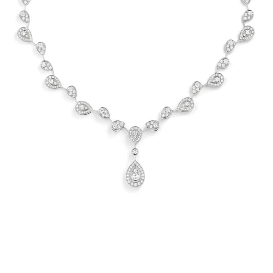 SM-083839 Water drop pear-shaped necklace three ways to wear it
