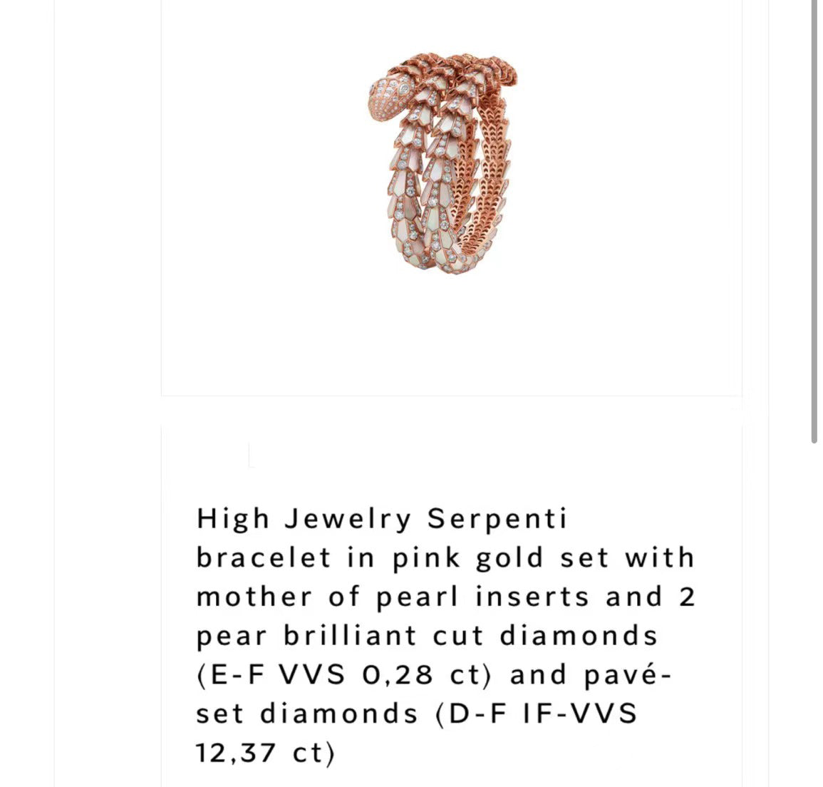BGL-62760 Agate lacquered snake sashimi bracelet