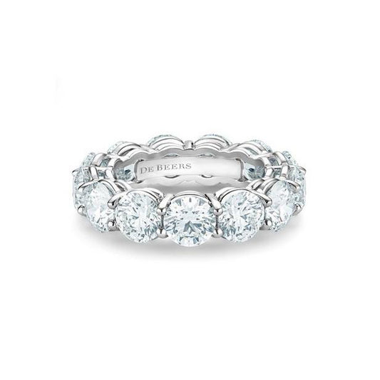 DBES-R102293 sandwich full diamond prong set ring 50 cents each
