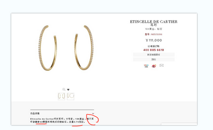 KDY-N8515095C-shaped hoop earrings