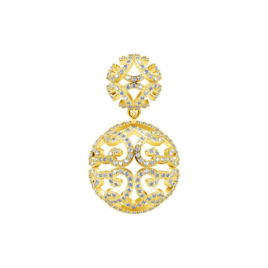 DA-E8887CNMT ball halo pendant