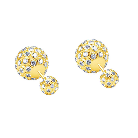 DA-E0359SCNMT round ball mouth bubble earrings