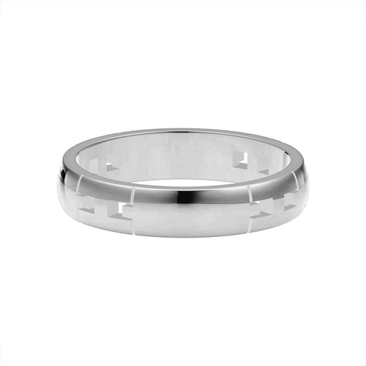 AMS-H991676 3.7mm light gold four H ring