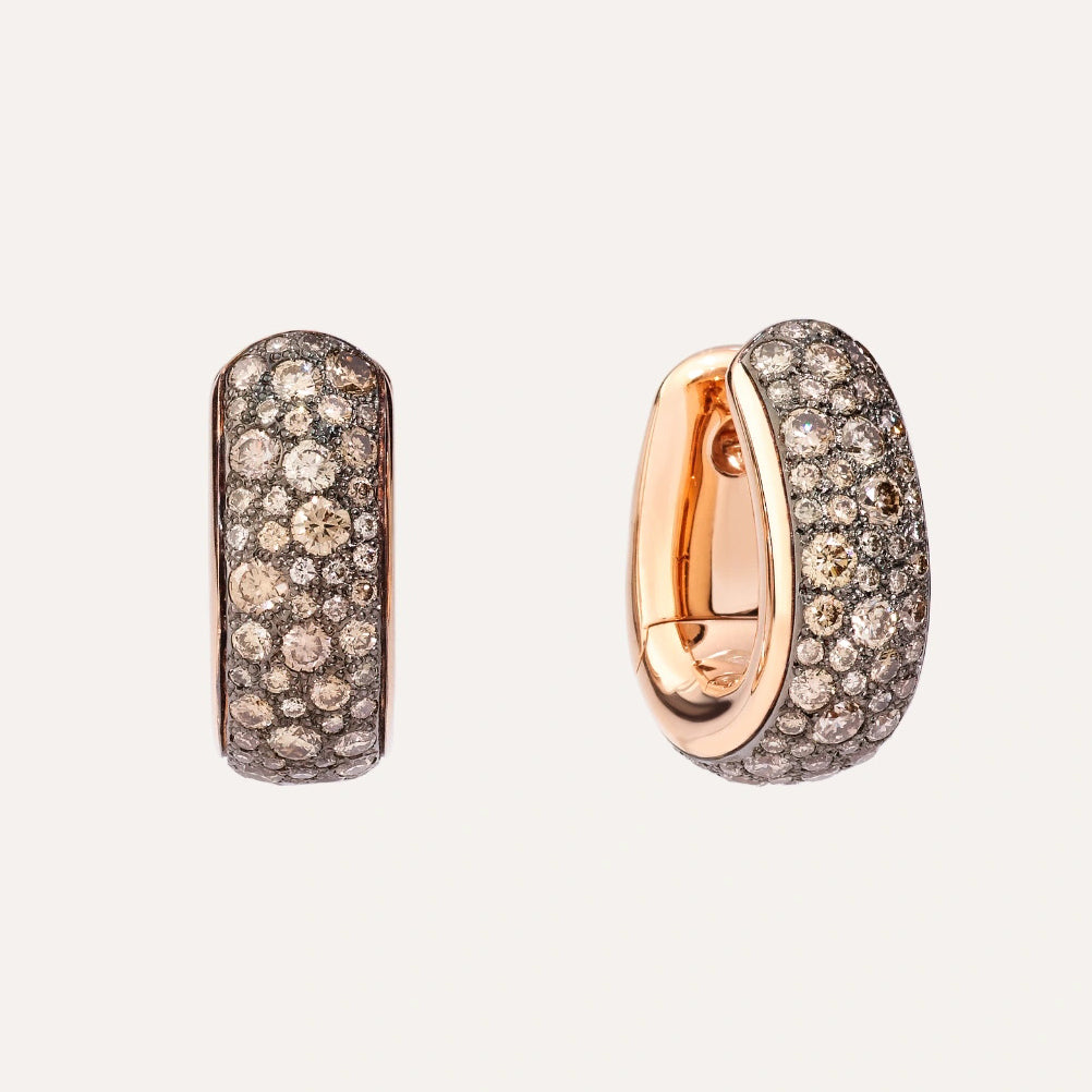 BMLD-POB7122 dense stone U-shaped dense diamond ear clip earrings