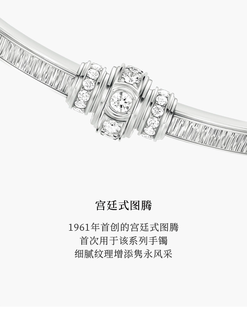 BJ-G36P4A00 ​​Time comes and goes bracelet with three diamonds