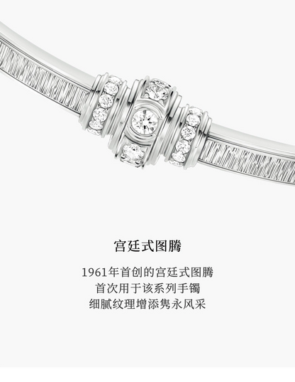 BJ-G36P4A00 ​​Time comes and goes bracelet with three diamonds