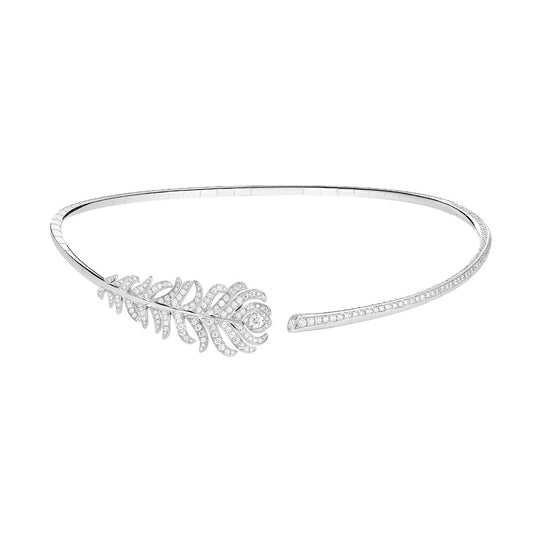 BSL-JCL01320 Peacock Feather Necklace