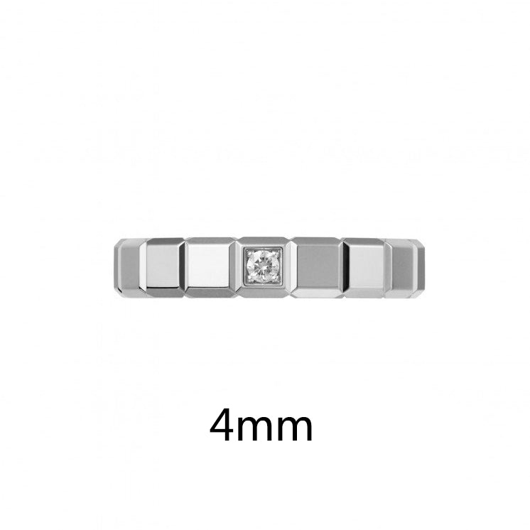 XB-829834-1069 4MM格子戒指条戒