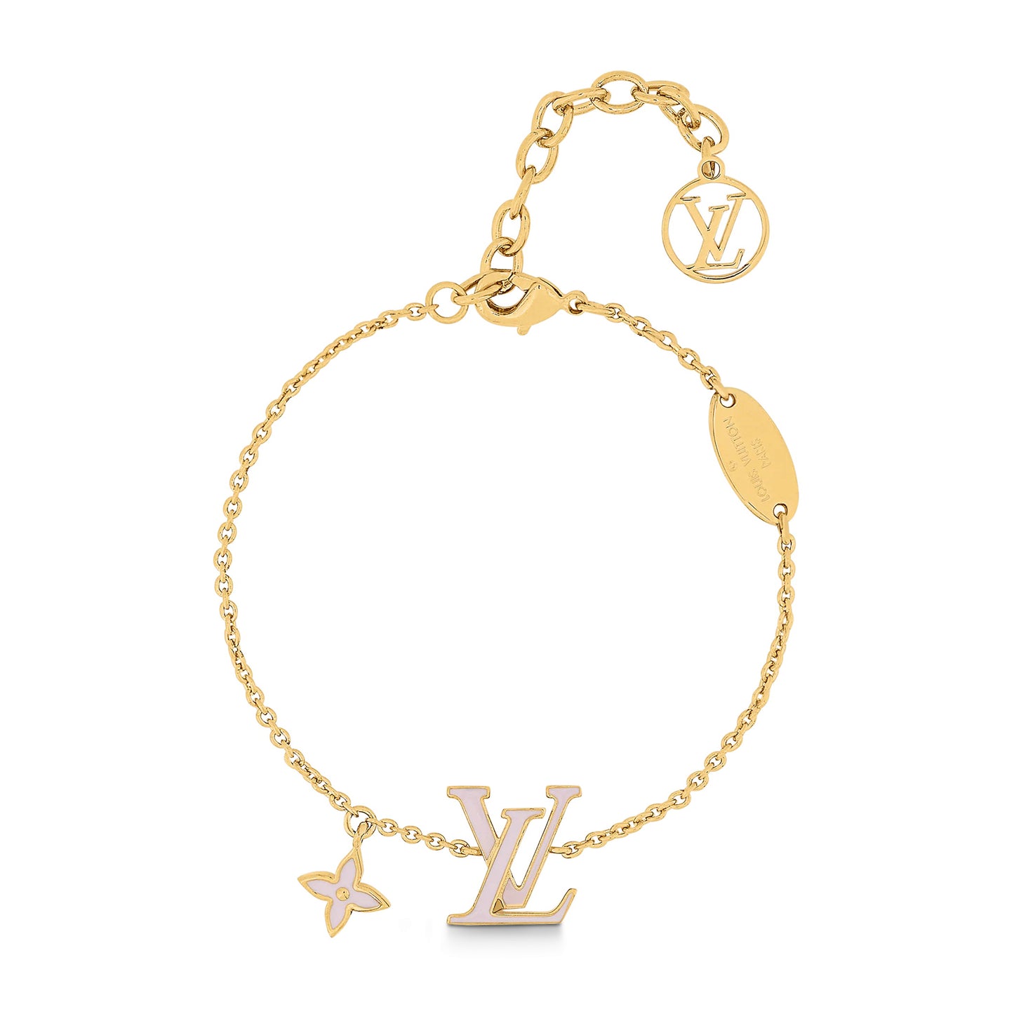 LV-M1008A letters LVLOGO enamel paint bracelet