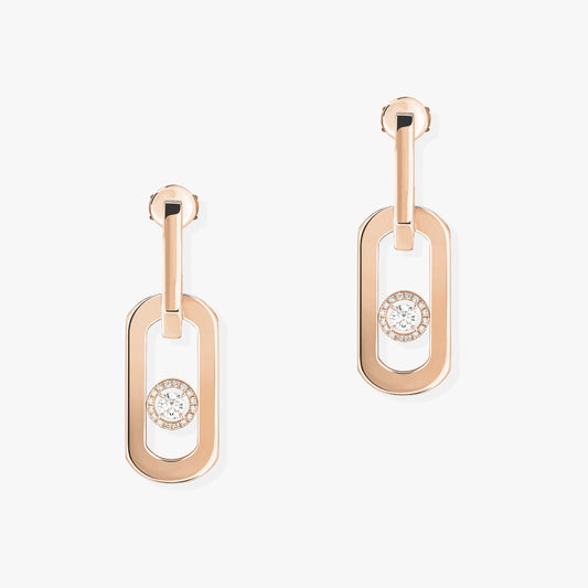 MSK-13132 stone movable earrings