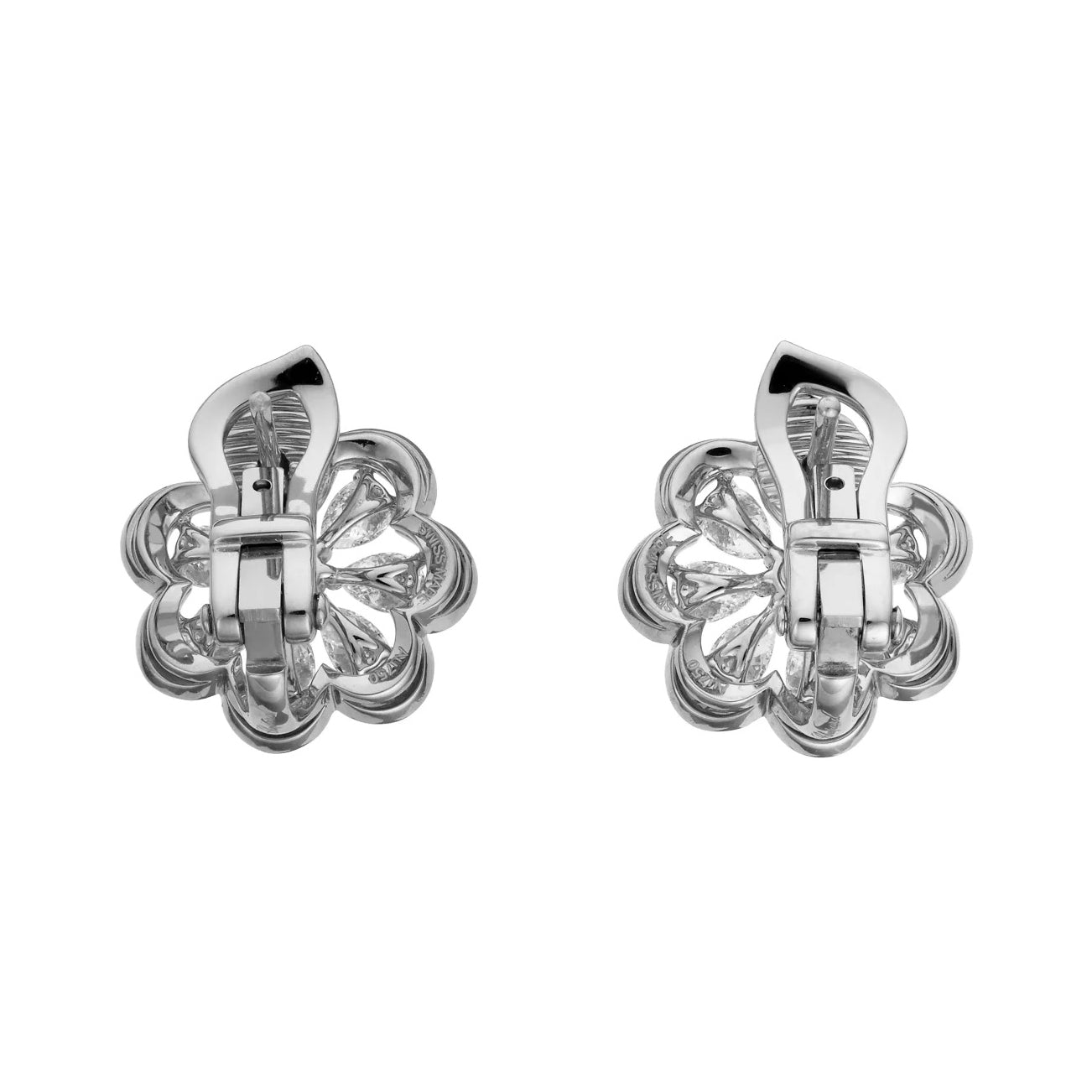 XB-848347-1001 Water Wave Lace Butterfly Ear Pat