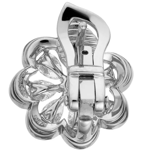XB-848347-1001 Water Wave Lace Butterfly Ear Pat