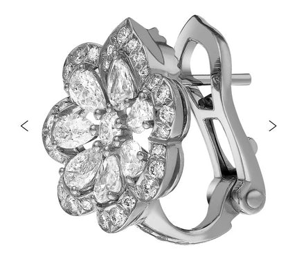XB-848347-1001 Water Wave Lace Butterfly Ear Pat