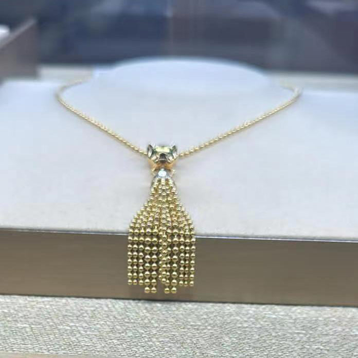 KDY-N7424121 leopard head bite ring pendant