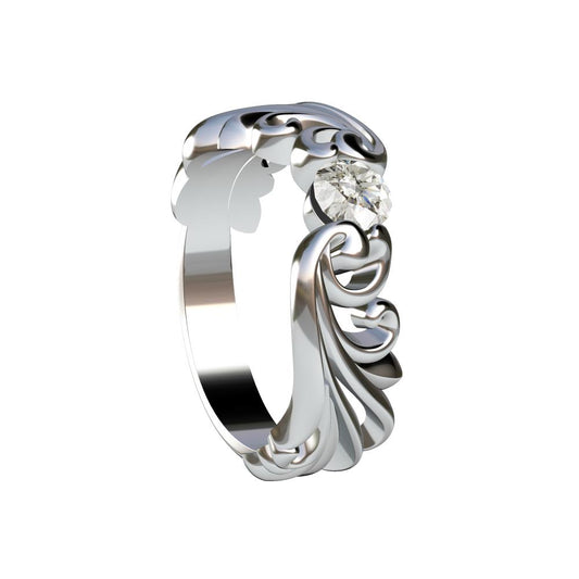 KLX-JZ21144665 round diamond shaped arm ring 19.5#