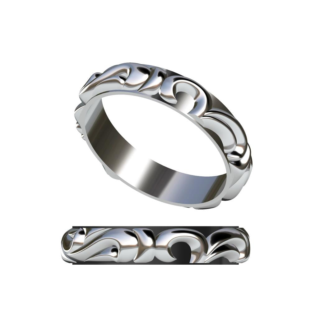 KLX-JZ92775814 light gold rotating pattern ring 24#