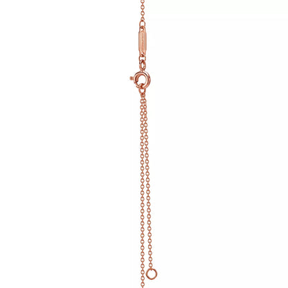 TIF-70532379 Diamond Vine Circle Tie Chain Pendant Necklace