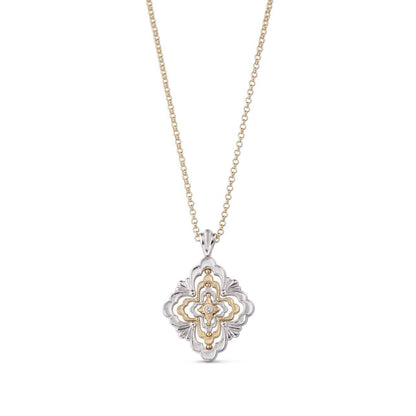 BQLT-JAUPEN022325 Three-layer European style pendant four-leaf clover color-coded pendant