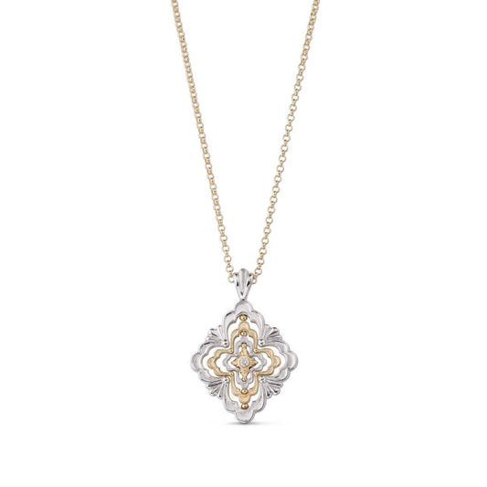 BQLT-JAUPEN022325 Three-layer European style pendant four-leaf clover color-coded pendant