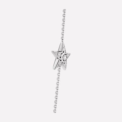 XNE-J12128 five-pointed star diamond bracelet and necklace two-wear model