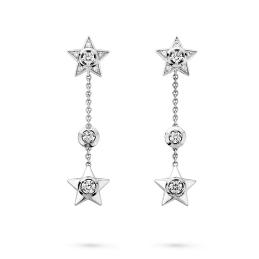 XNE-J12440 star earrings can be worn in different ways