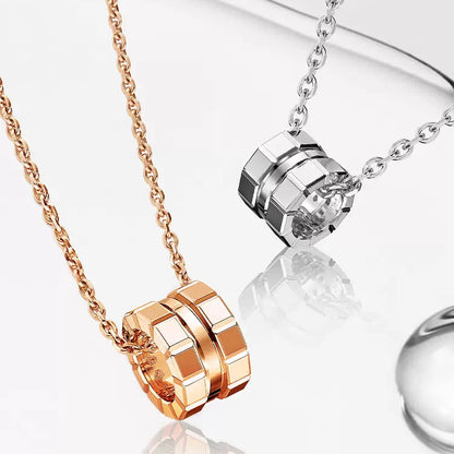 XB-797005-5001 small plaid light gold pendant
